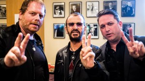 L to R: Barry Canning, Ringo, and me.